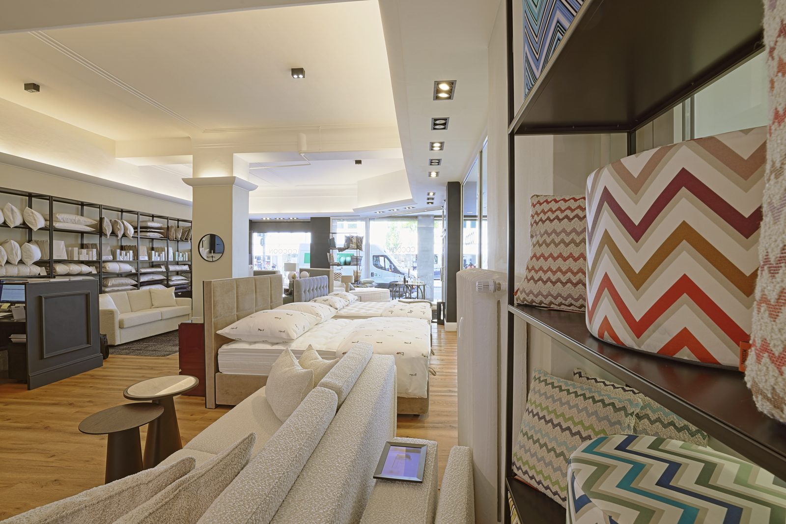 COCOON Luxusbetten – Showroom mit Boxspringbetten, Matratzen und Bettwäsche