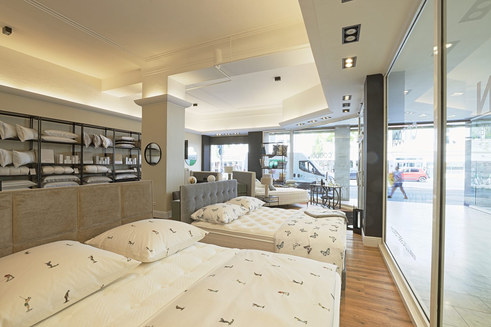 COCOON Luxusbetten – Showroom mit Boxspringbetten, Matratzen und Bettwäsche