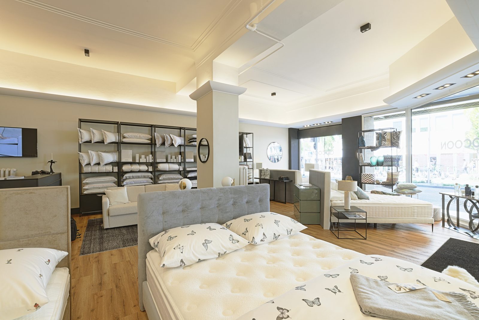 COCOON Luxusbetten – Showroom mit Boxspringbetten, Matratzen und Bettwäsche