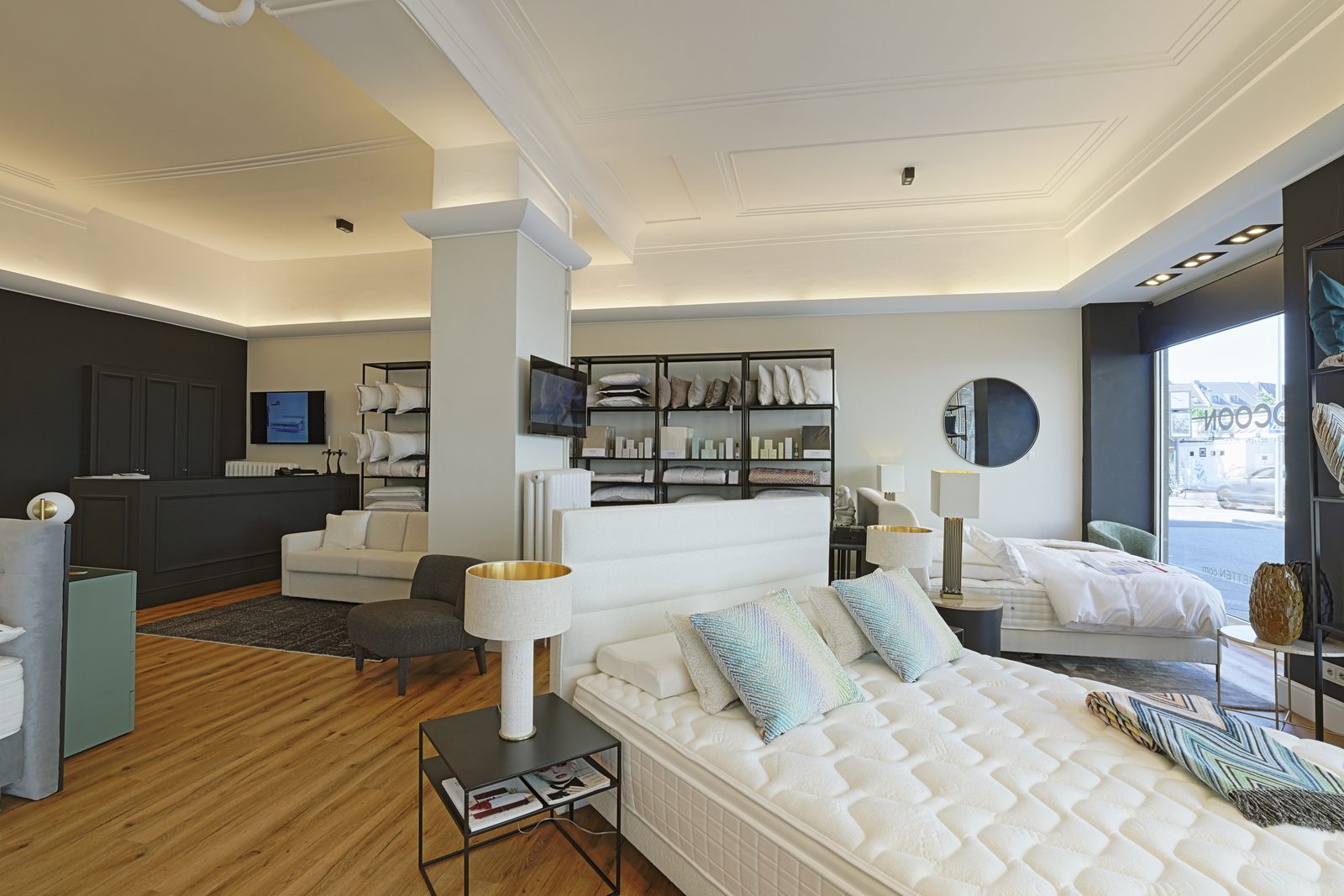 COCOON Luxusbetten – Showroom mit Boxspringbetten, Matratzen und Bettwäsche