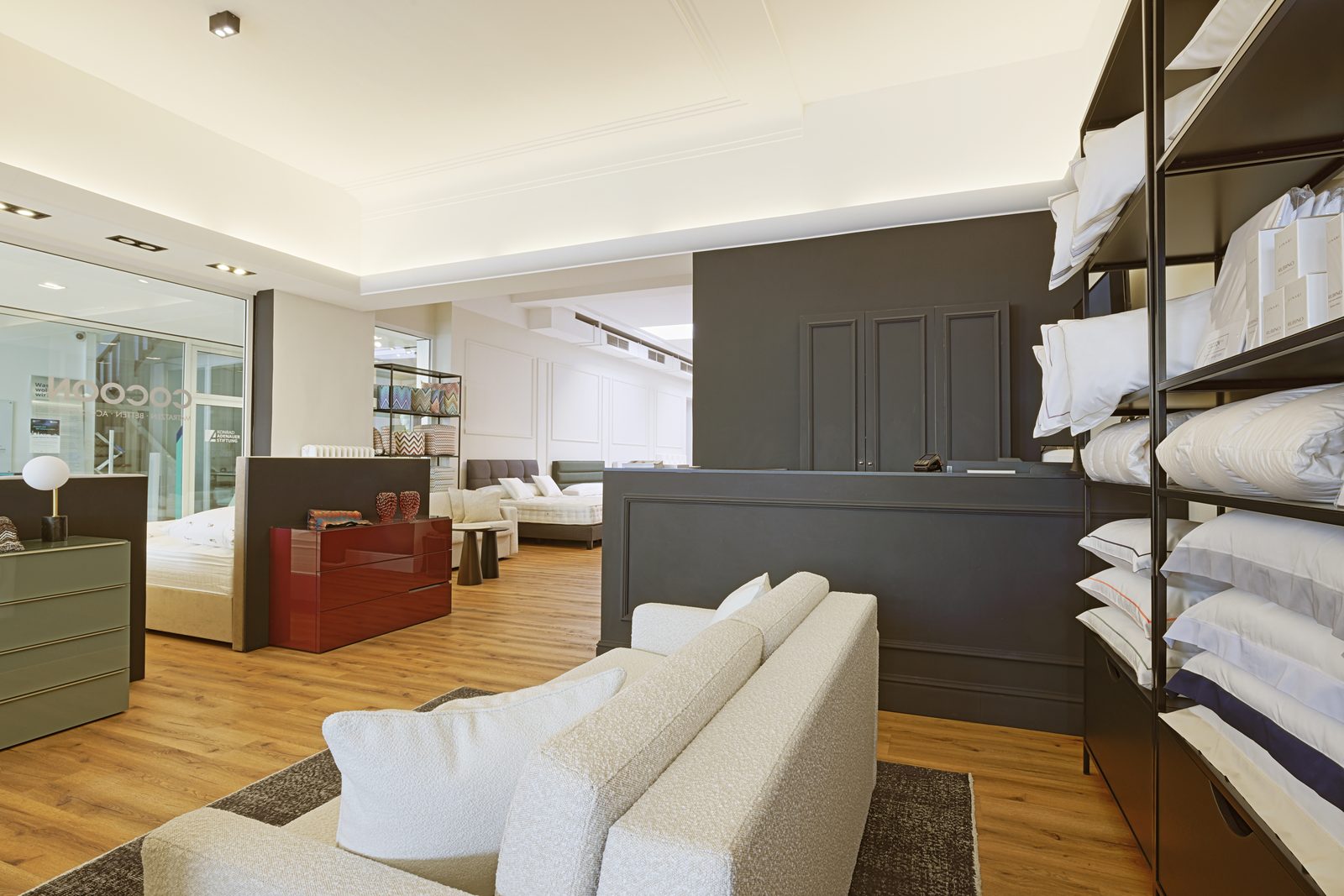 COCOON Luxusbetten – Showroom mit Boxspringbetten, Matratzen und Bettwäsche