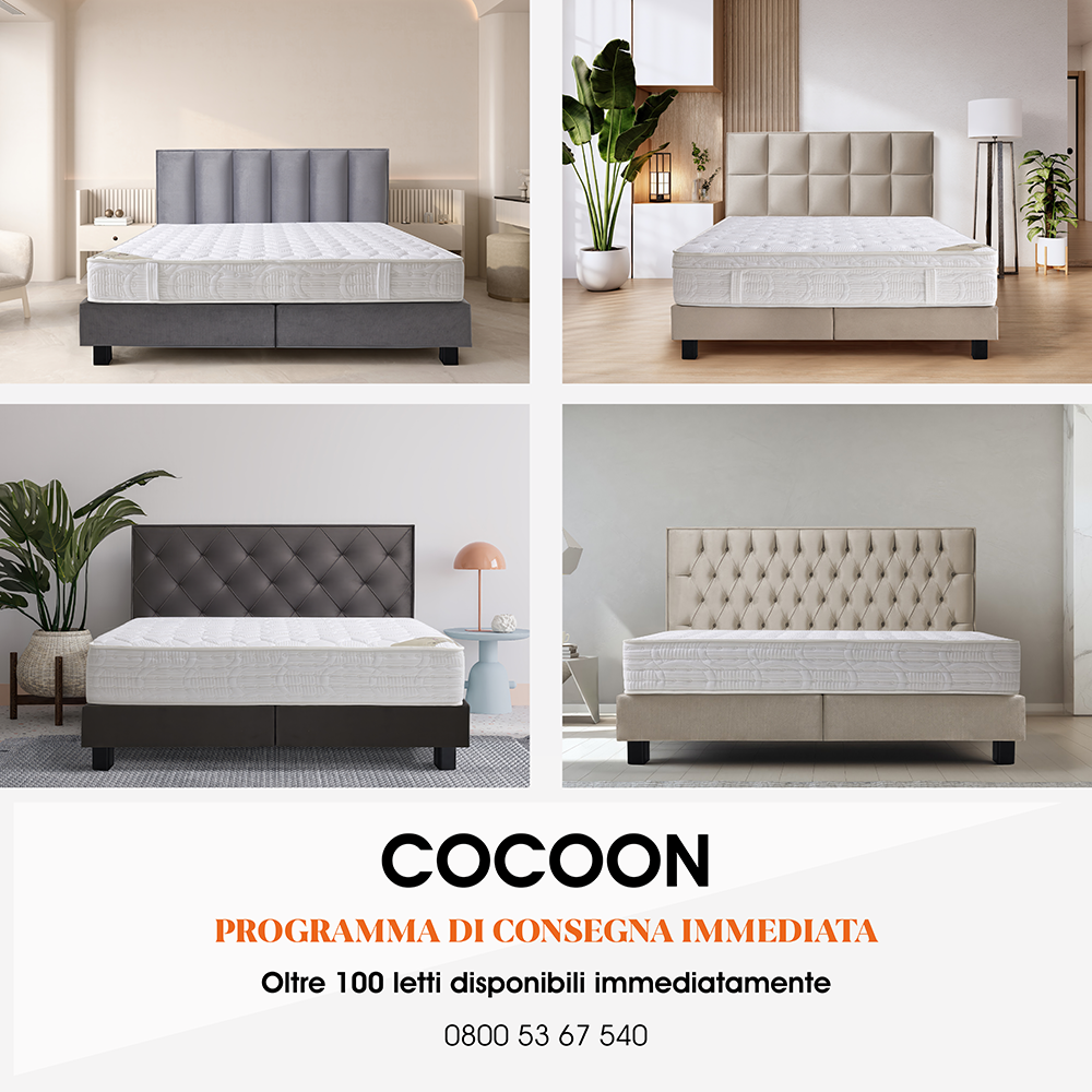 Letti boxspring e materassi by COCOON Letti di Lusso