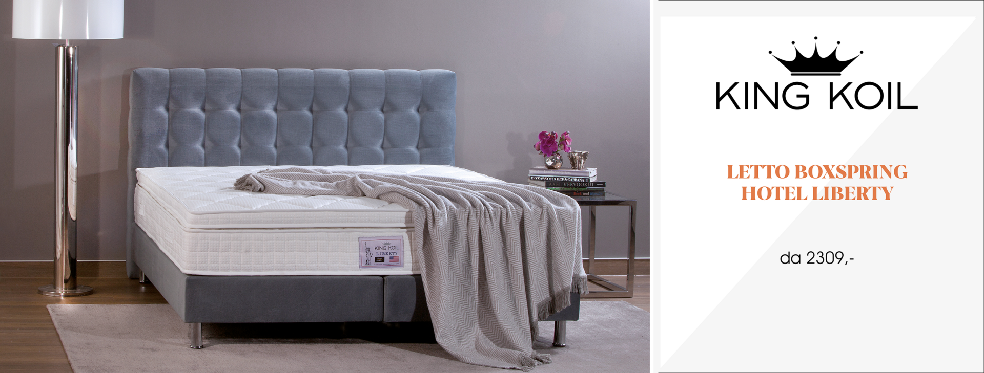 Letti boxspring e materassi by COCOON Letti di Lusso